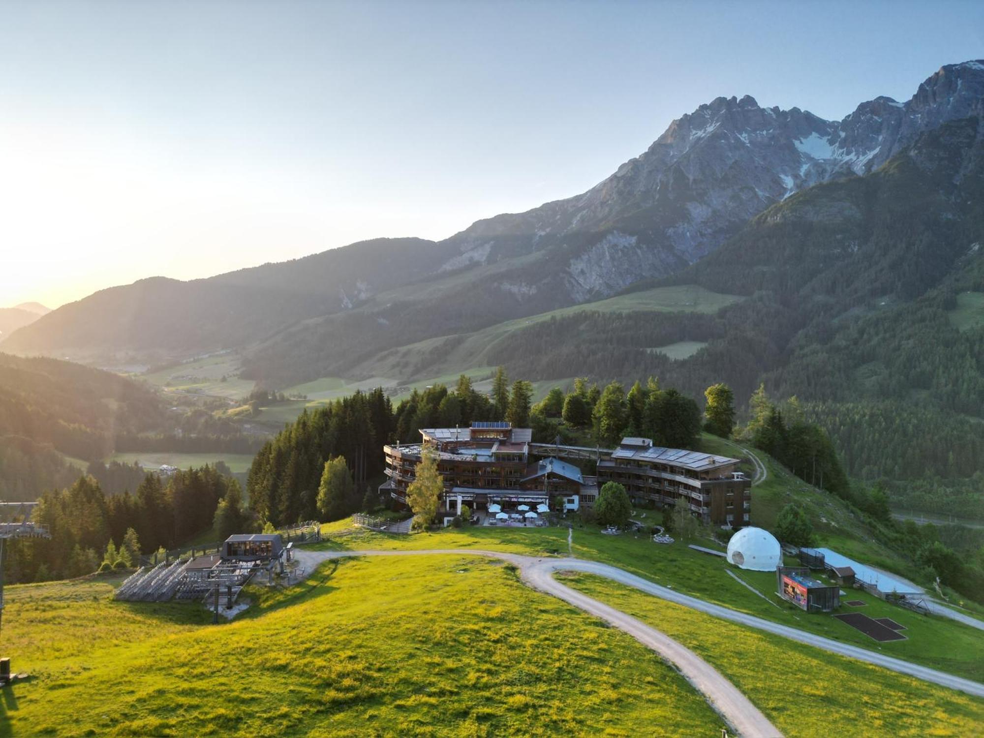 Holzhotel Forsthofalm Leogang Extérieur photo