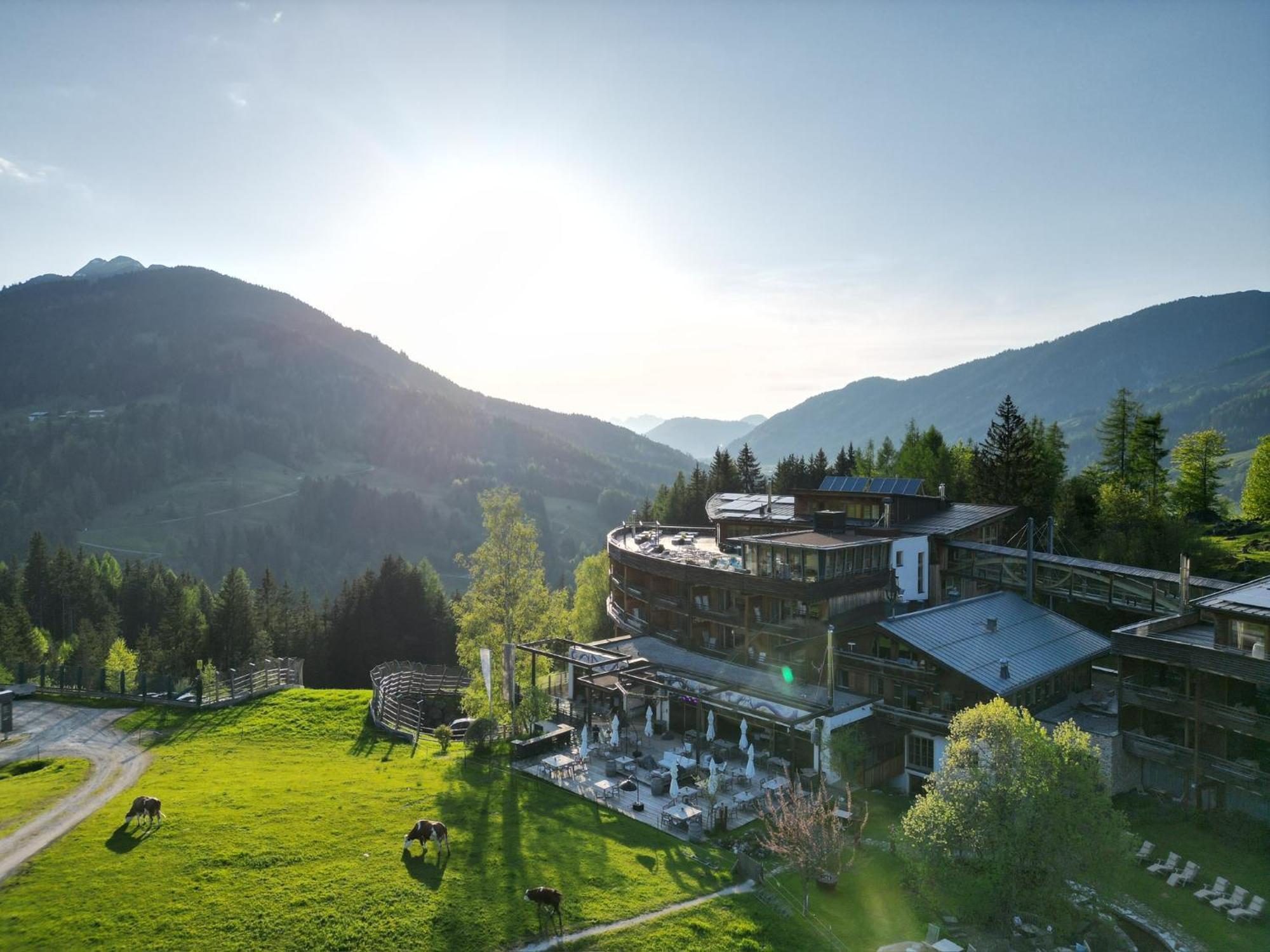Holzhotel Forsthofalm Leogang Extérieur photo