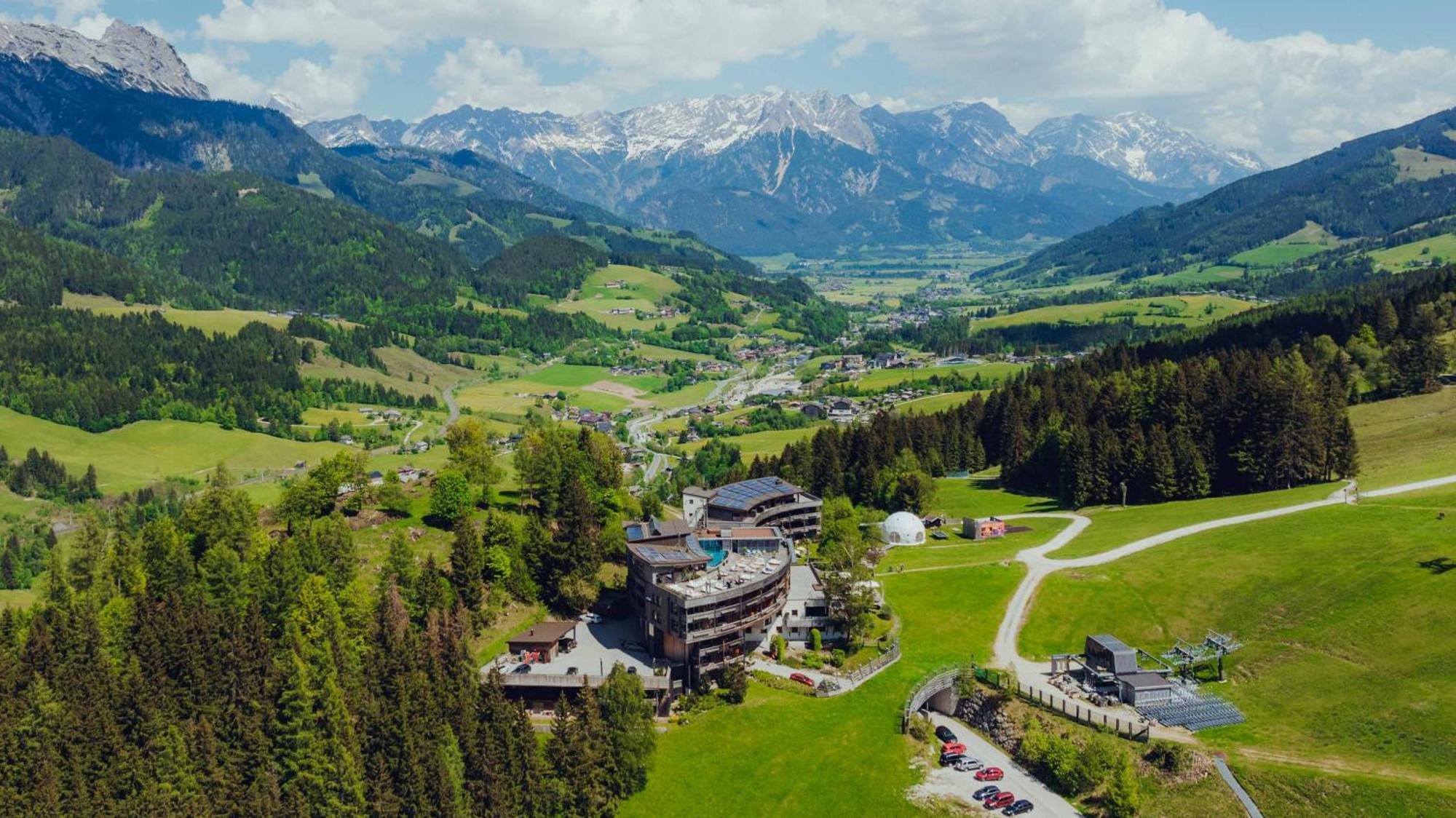 Holzhotel Forsthofalm Leogang Extérieur photo