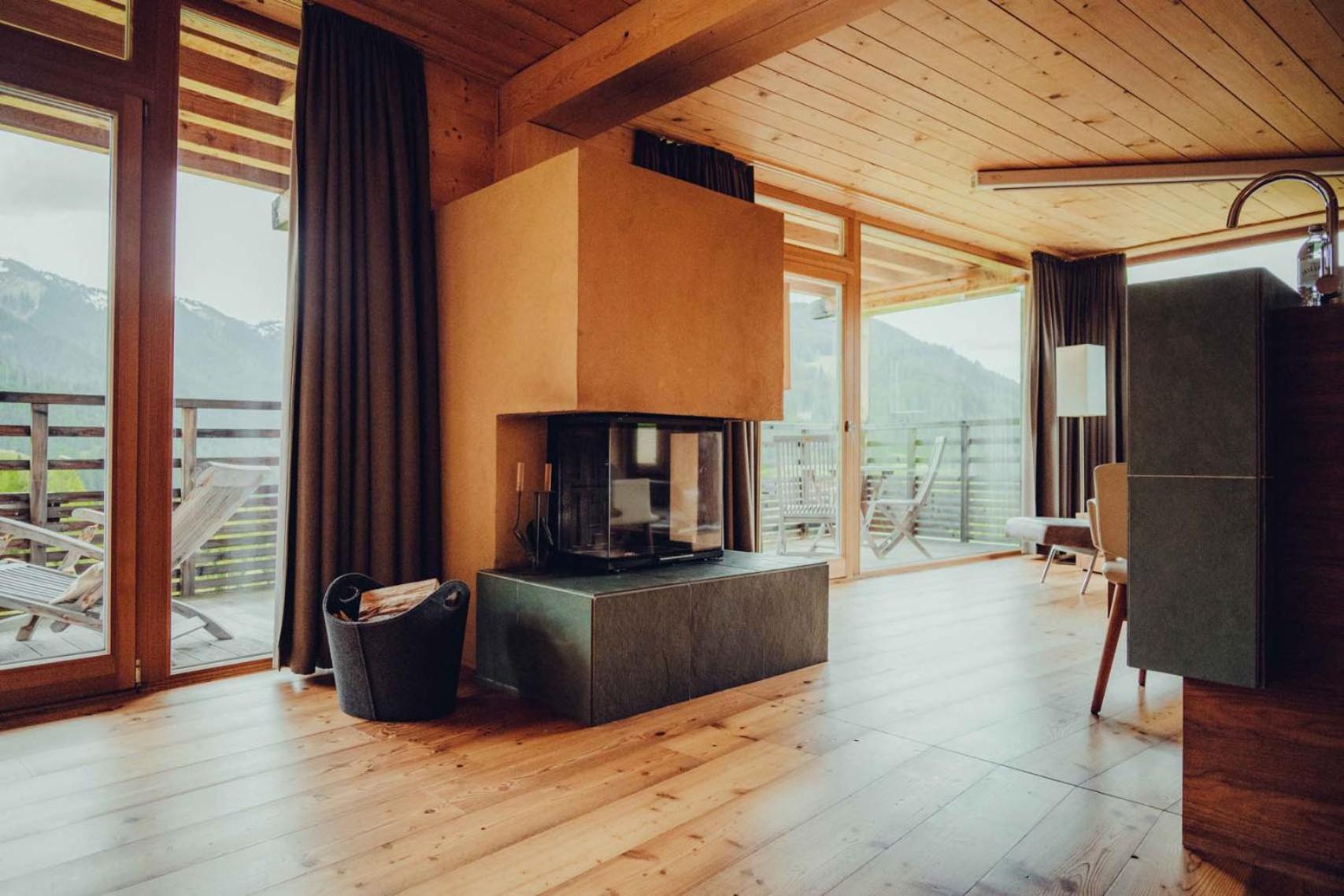 Holzhotel Forsthofalm Leogang Extérieur photo